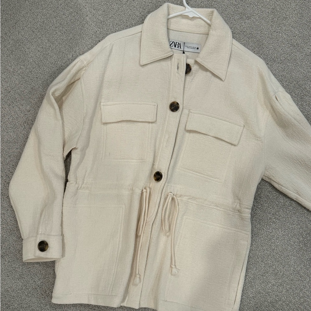 Zara Button Down Jacket Sz M